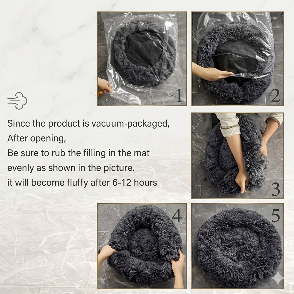PawZet Calming Anti-Anxiety Pet Bed